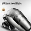 Men's Whole Body Wash Electric Shaver Six-Bade Head Shaver Multifunction LCD Digital Display Shaver