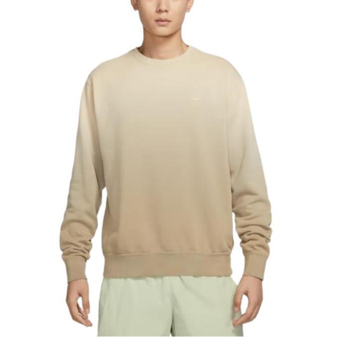 Nike Sweatshirts Herren Khaki Rundhals Mäßig Regular DQ4628-247