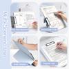 Vertical Board Clip A4 Folder Board Clip Writing Pad for Students to use for Paper Storage and Writing Board Organization