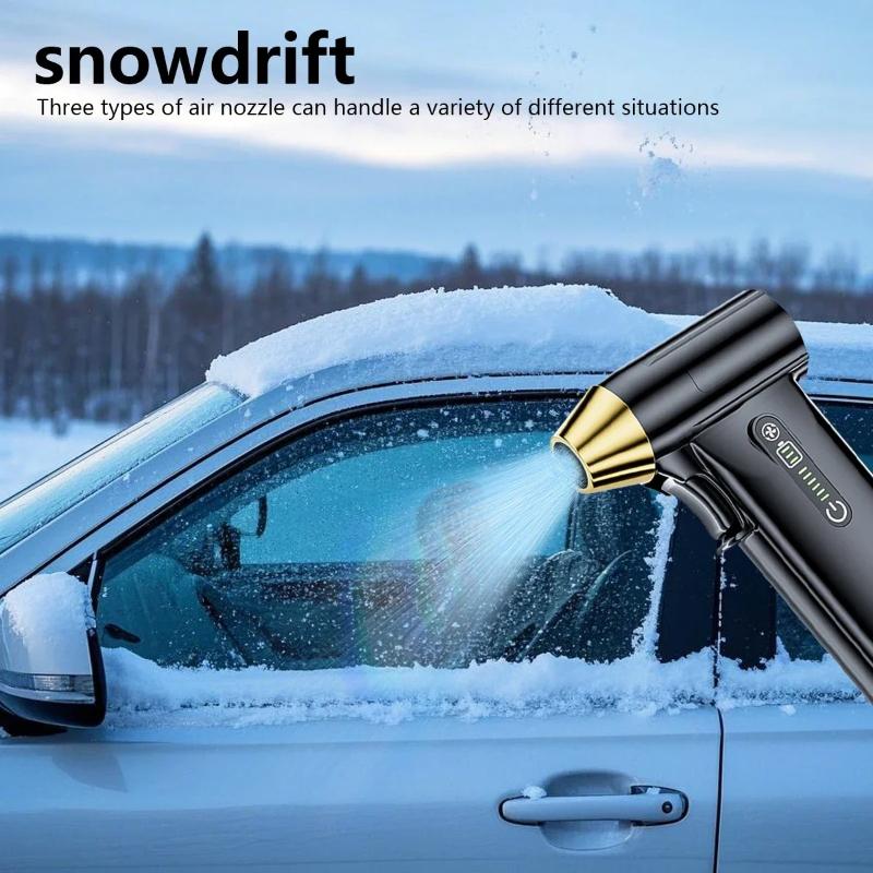 2026 New and Power 130000Rpm Mini Turbo Blower Jet Fan Brushless Motor 52M Wind Force 3 Speed Modes Handheld Duct Fan Type C Charging Portable