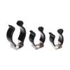 5Pcs U Clips Holder Bracket T5 - T10 Type Black Plastic Dipped Clamps Lamp Support Lampholder For Pipe Clamps