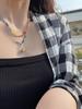 Artistic Personalized Rainbow Pendant Necklace - Women's Fashionable New Style Clavicle Chain