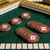 Miaoji 100-Pack Round ABS Poker & Mahjong Game Tokens