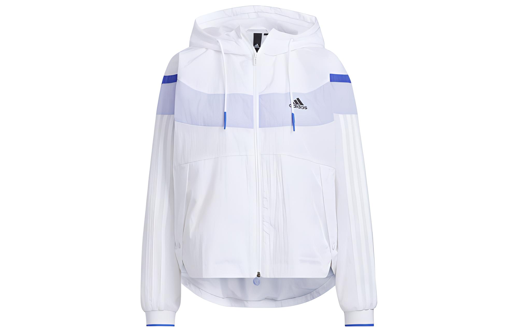 Adidas Jackets Women s White Hooded Moderate Other HD0367 XL