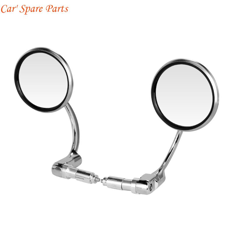 Y4UA Aluminum Motorcycle Handlebar Mirror Round Anti Vibration for Modification CN
