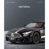1/24 Mercedes-Benz SL63 Sports Car Alloy Scale Car Model Diecast Metal Sound and Light Collection Children Toy Miniature Car Vehicle