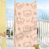 Süßes L-LuLu Das Schweinchen Cartoon Handtuch Weich Pool Geschenk Für Reise Fitnessstudio Dusche Camping Schnelltrocknend Sport Große Strandhandtücher