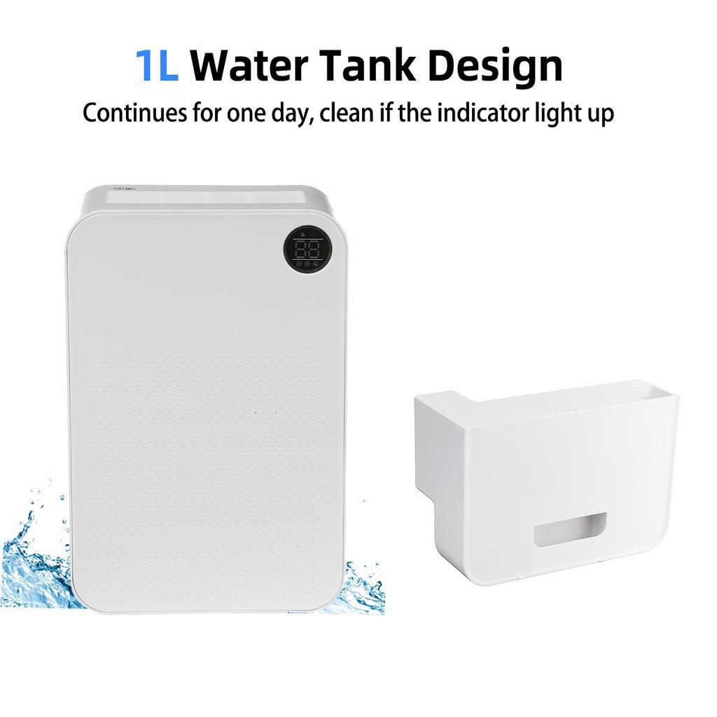 1.8L Portable Smart Dehumidifier Desktop Clothes Dryer Mute Air Dryer Home Bedroom Basement Water Moisture Absorber Machine