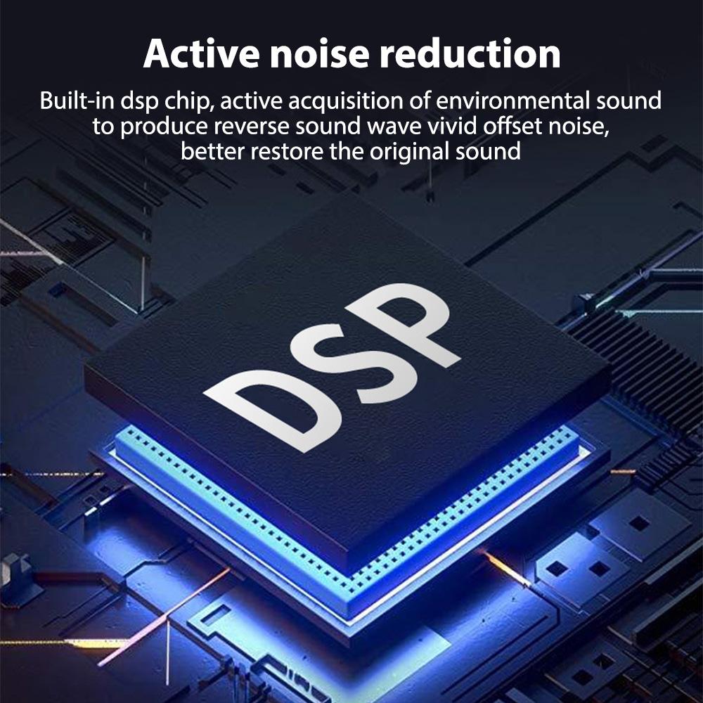 Wireless Lavalier Microphone System Dual Microphone Noise Reduction Built in DSP Chip 2.4GHz Wireless Transmission