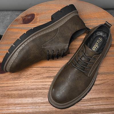 Neue Herren Oxford Schuhe Herren Echtes Leder Freizeit Schuhe Schnürschuhe Walking Sneakers Mann Outdoor Elegante Rutschfeste Formelle Schuhe