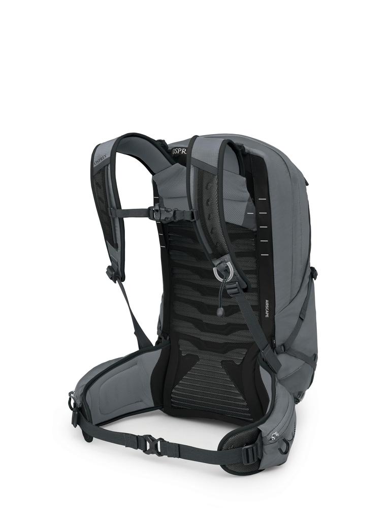 Osprey Talon 22L Lightweight Hiking Backpack with Phantom One 22 Men's Hipbelt, Gray/Dark Charcoal, Size, Liters.