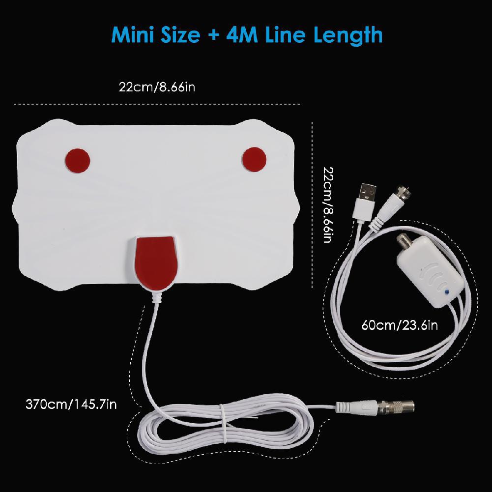 Buy Indoor 50 Miles Range Digital HD 1080P HDTV TV Antenna Signal ...