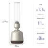 Sony Glass Sound Speaker with LED Brightness and DSEE HX Support LSPX-S2 Hi-Res Audio, Bluetooth, Light, 32-Level Adjustment,