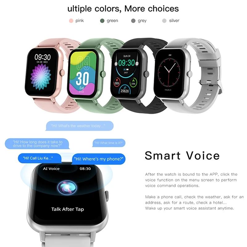 Outdoor Sports Smart Watch Men Heart Rate 100+ Sport Modes Full Screen Touch Bluetooth Call Smartwatch Android & iOS