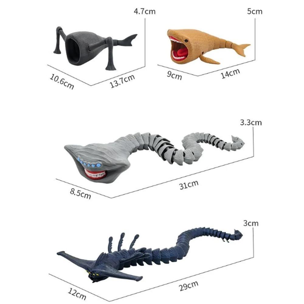 Subnautica Sea Eater Bloop Gran Maja 3D Printed Action Figure Collectible Toy Doll for Kids And Adults Gift