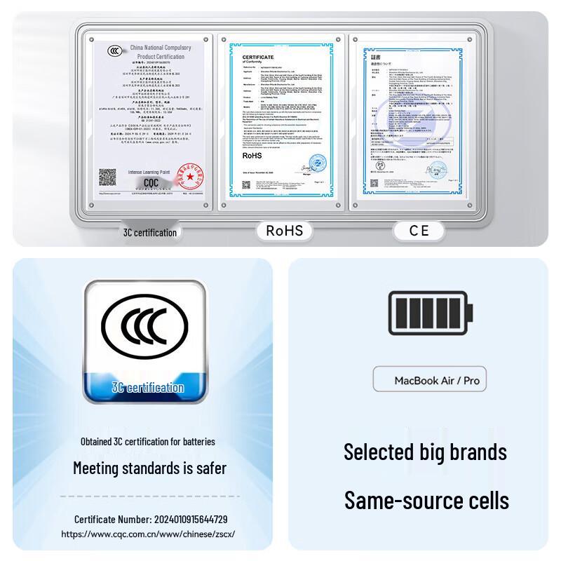 llano Replacement Laptop Battery for Apple A2141 A2113