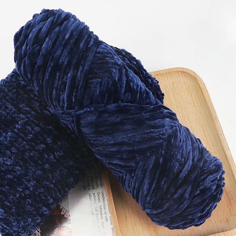 10Pcs/95g Chenille Warm Velvet Yarn Blended for Handmade DIY Knitting Wool Crochet Handmade Scarf Coat Baby Blanket and Hat