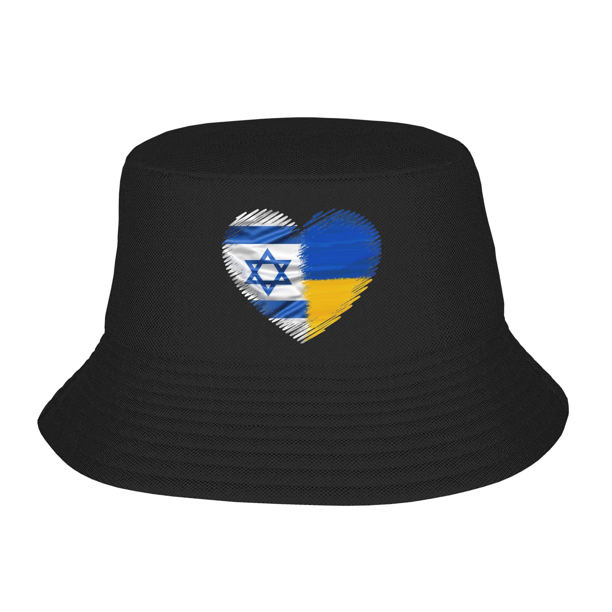 

Унисекс Панама Израиль Украина Личностный Рыбак Шляпы Летние Модные Рыбацкие Кепки Уличный Стиль Печатная Шляпа от Солнца One Size