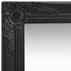 VidaXL Wall Mirror Baroque Style 40x40 Cm Black 320307