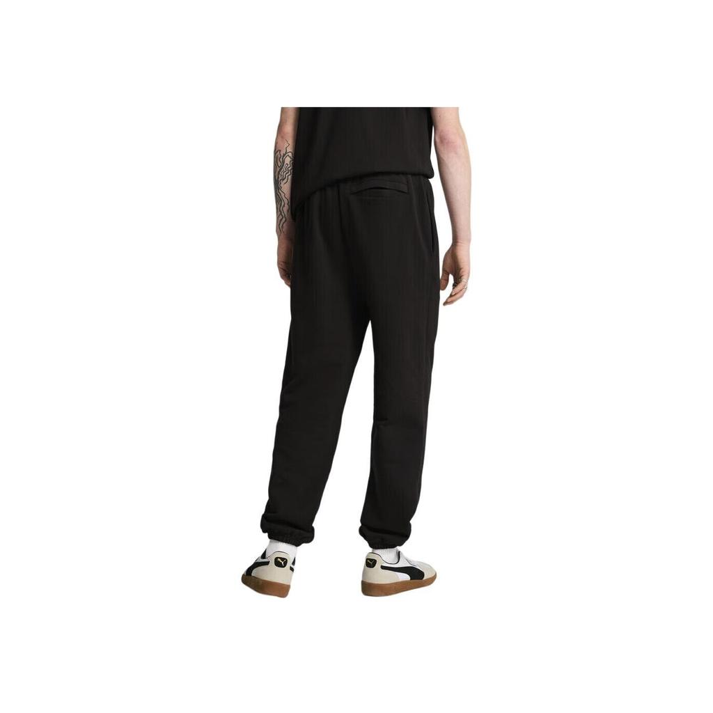 Puma Essentials Comfortable Soft Skin-Friendly Lace-Up Solid Color Knitted Sports Pants Men Bottoms 631943-01