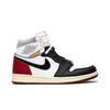 Air 1 Retro High NRG 'Black Toe' (Unisex) White / Black / Varsity Red / Wolf Grey Vintage Basketball Shoes BV1300 106