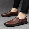 Genuine Leather Shoes Men'S Business Shoes Soft Sole Male Casual Shoes Black Loafers Men Non-Slip Sneakers Man Brand Dress Shoes