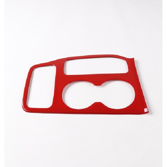 For Jeep Grand Cherokee 16- Red plastic Car Interior Gear Panel Cover Trim