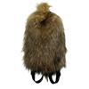 Women Fashion Faux Fur Backpack Cute Plush Travel Bag Stylish Fuzzy Daypack For Daily Use
