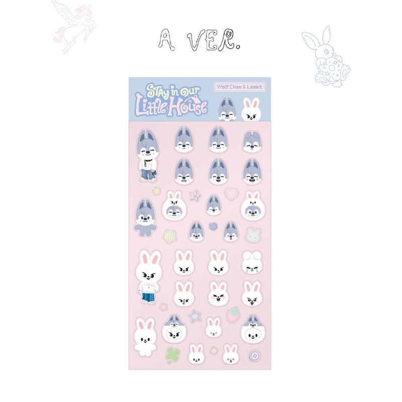 [ПРЕДЗАКАЗ] STRAY KIDS - SKZOO 3D НАКЛЕЙКА STAY в Нашем Маленьком Домике A ver.