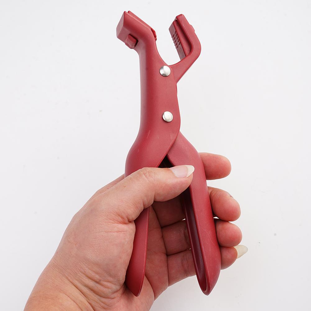 Anti-scald Gripper Clip Hot Dish Non-slip Plate Bowl Clip Retriever Tongs Silicone  Dish Lifter Portable Anti-hot Clip Lifter