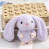 Long-Eared Rabbit Doll Pendant Cute Little White Rabbit Plush Gift Doll Bag Keychain Pendant Gift Children Sleeping Doll