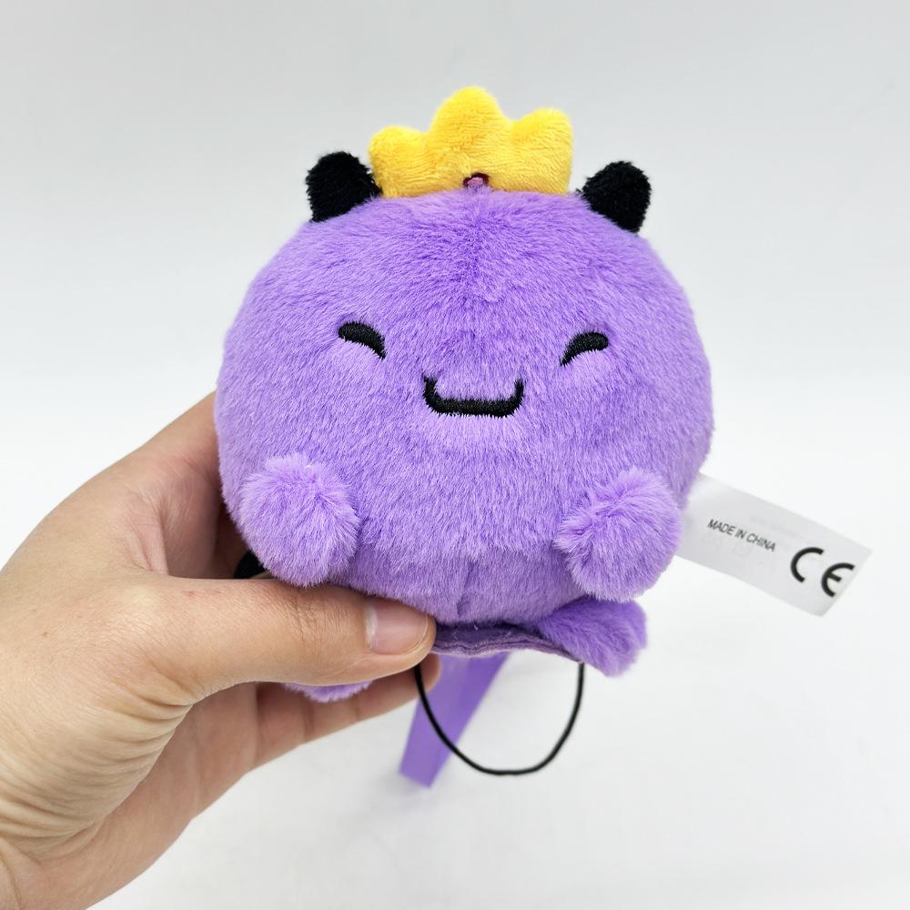 20Cm New Year Gifts Wemmbu Plush Cute Purple Doll Anime Peripherals Soft Doll Collection Room Decoration Kid Gifts Doll Plush