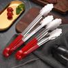 Stainless Steel Kitchen & BBQ Tongs for Cooking, Bread, and Steak