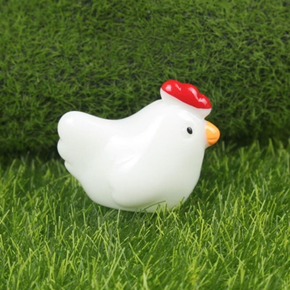 Fairy Garden Cute Tiny Mini Hen Chick Egg Henroost Resin Decoration Miniature Figurine Ornament