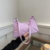 Urban Minimalist Pu Underarm Bag With Zipper Closure For Daily Use