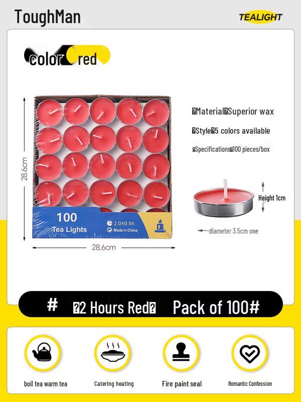 Smokeless Odorless Tea Warmer Candles