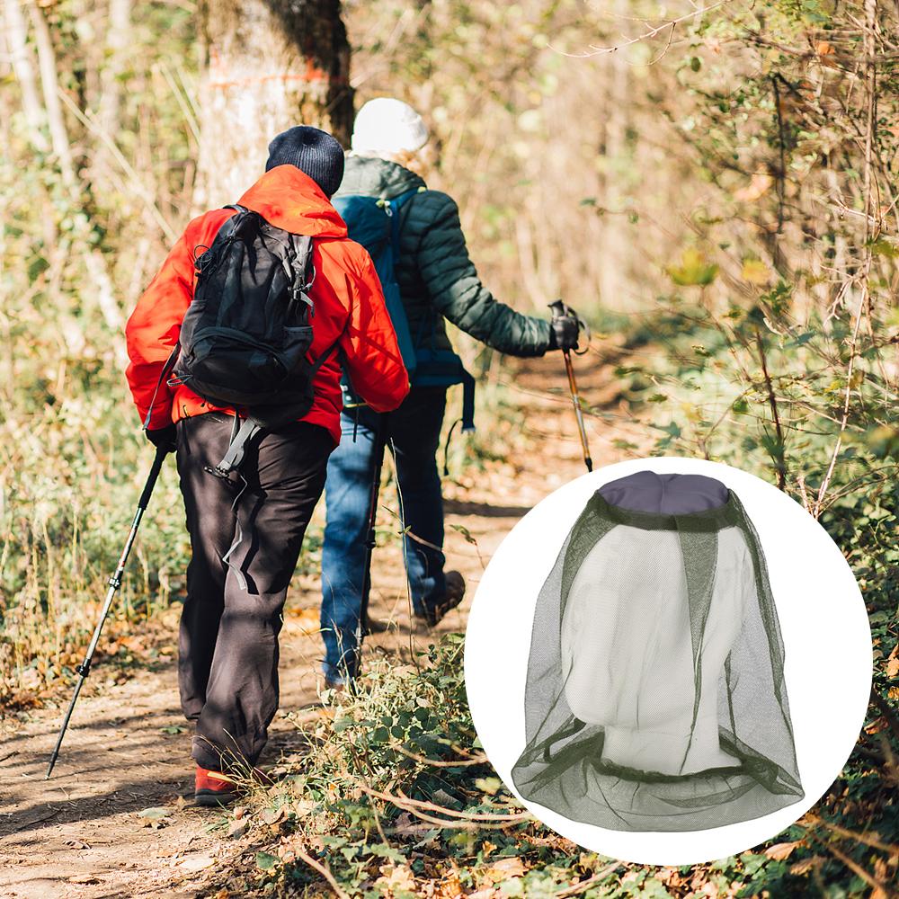 Moskito-Kopf-Mesh-Netze, Mücken-Gesichtsnetz, Moskito-Hut, vollständige Abdeckung für Outdoor-Camping-Reisen
