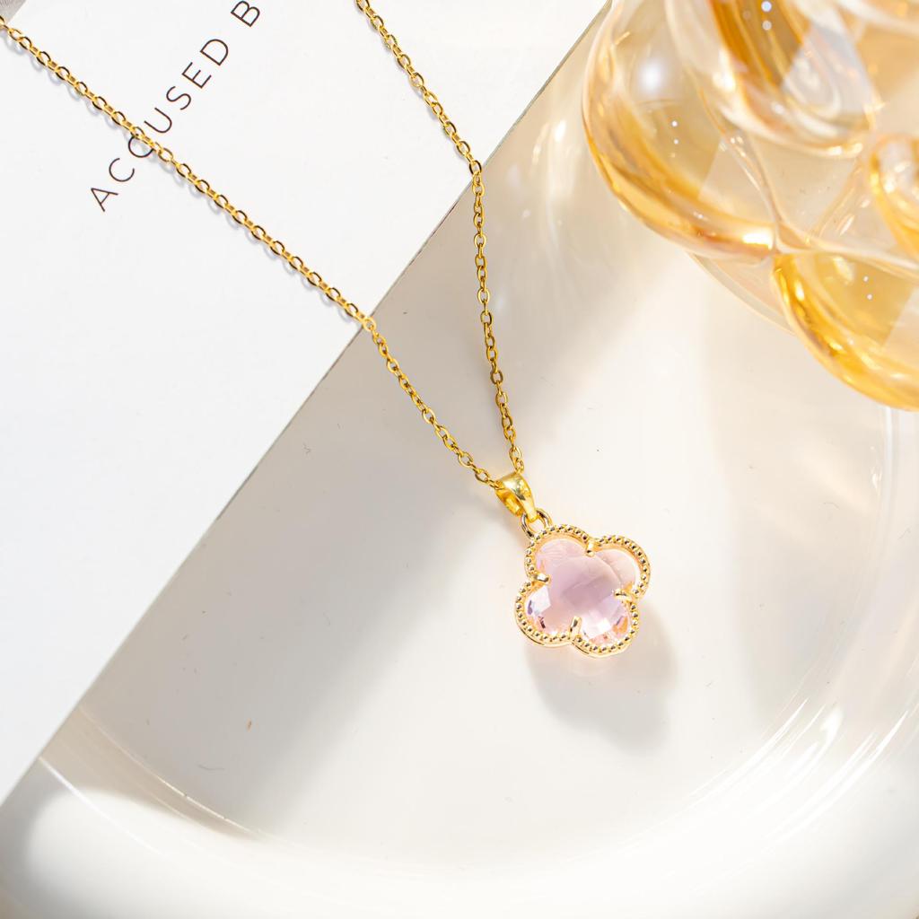 Collana Quadrifoglio: Design di Moda Classico per Donna, Preferito dalle Celebrità di Douyin
