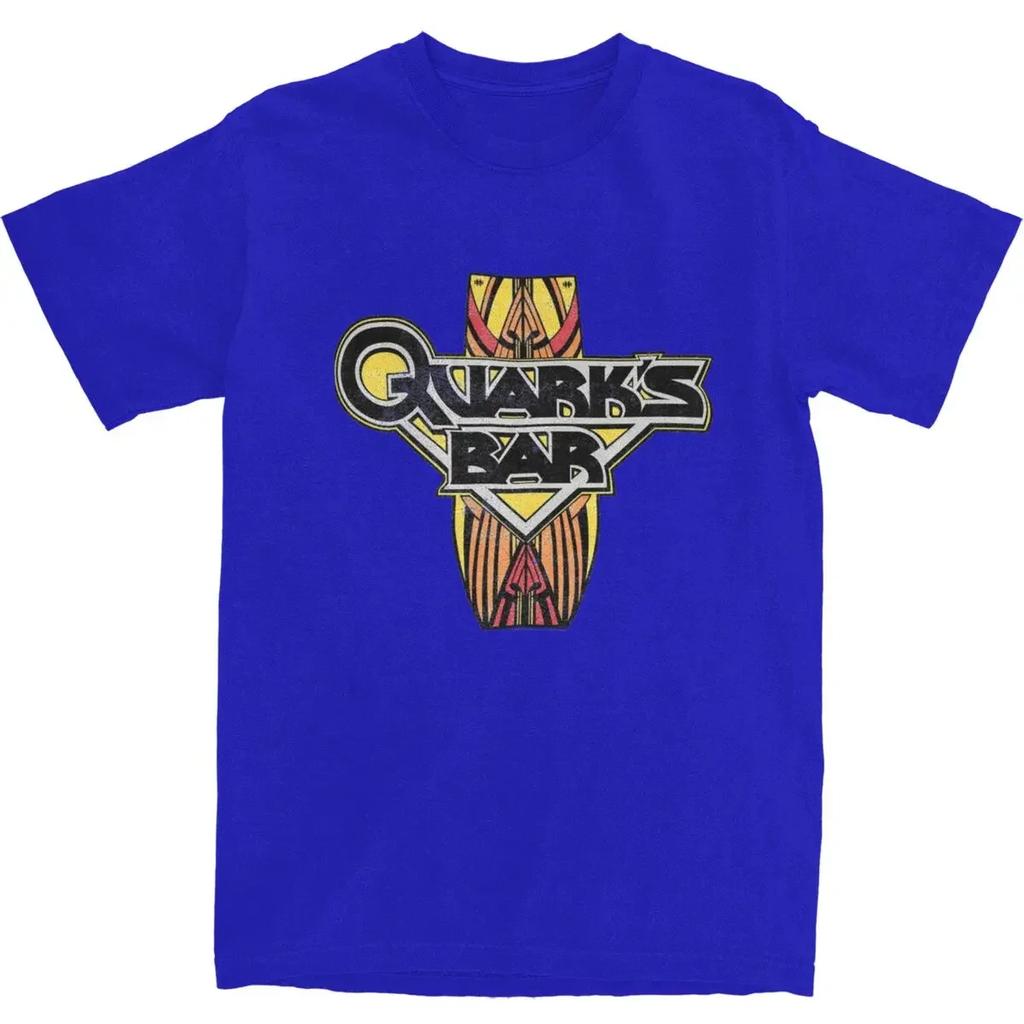 Heavyweight Informal Funny Stars Treks Deep Space Nine Quarks Bar  Unisex 100 Cotton Vintage Science Film Tees Party Clothes