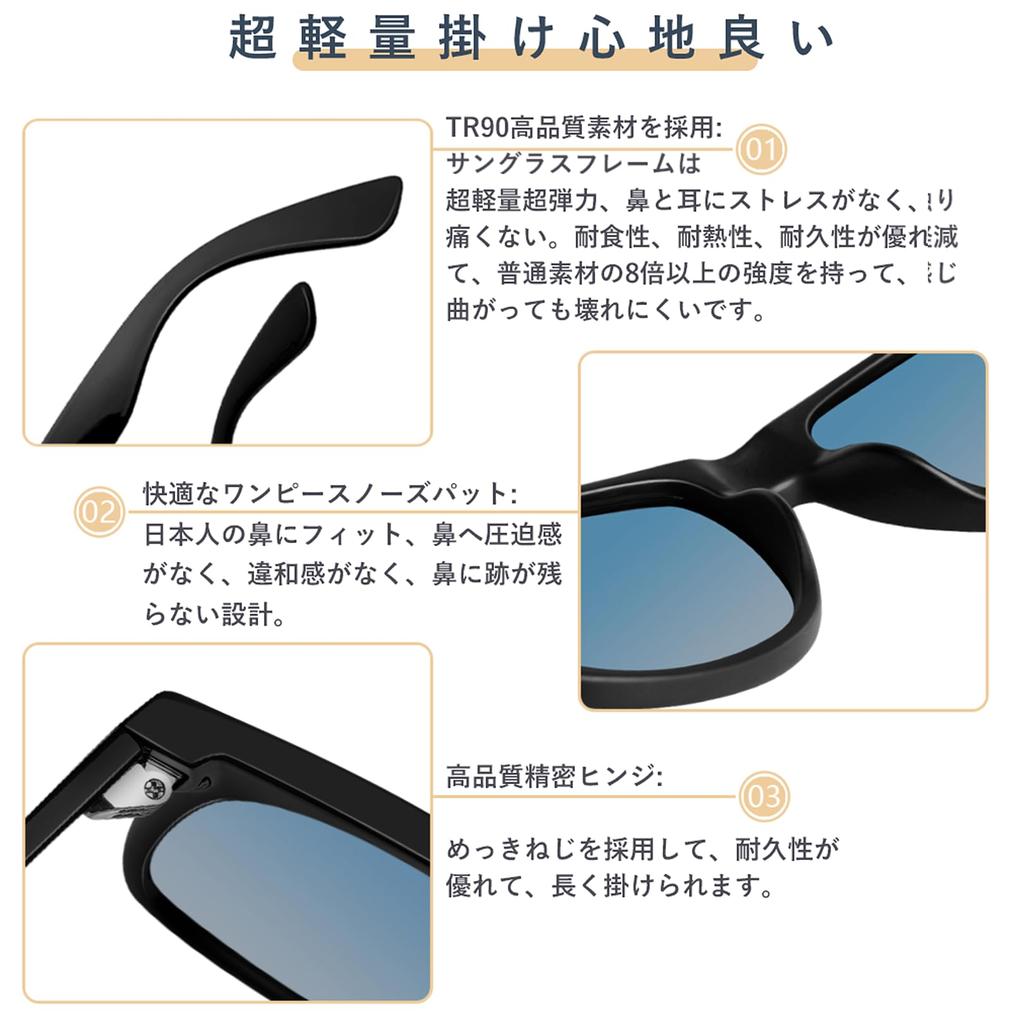 MAIVARDAY Sunglasses for Men and Women, UV Protection, Polarized, Wellington Style, Driving, Fashionable, Unisex