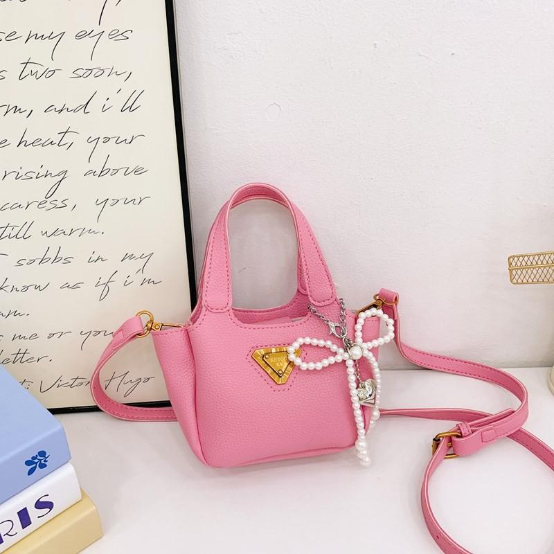 Cartoon Diamond Kids Shoulder Bag Handheld Cute Lightweight Feel Bucket Bag