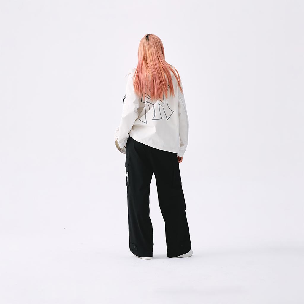 New MLB New York Yankees Basic Collection SS25 Casual Pants Women's Black 3FWPB0151-50BKS