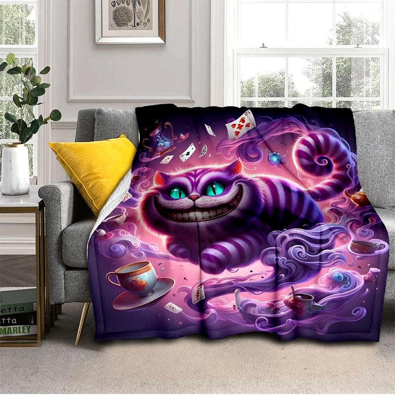WonderlCat Fantasy Blanket Lightweight Ideal Bedding Blanket Perfect for Travel, Camping, Living Rooms, Offices, Sofas, Fan Christmas Gift