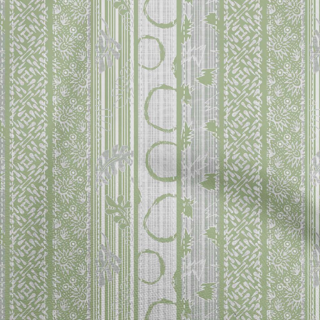 oneOone Cotton Flex Dark Green Fabric Aaian Batik Craft Projects Decor Fabric Printed By The Yard 40 Inch