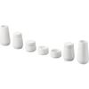 Tower Shinto Offering Set, 7 Pieces, White, Approx. W5 X D5 X H9.5cm (Sakaki Stand), Ceramic, Includes 2 Pairs of Sakaki Stands, 2 Pairs of B