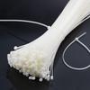 Hesdick White Nylon Self-Locking Cable Ties
