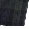 COMMONPEOPLE Wool Blend Check Pattern Coat S Navy X Green Men's Used