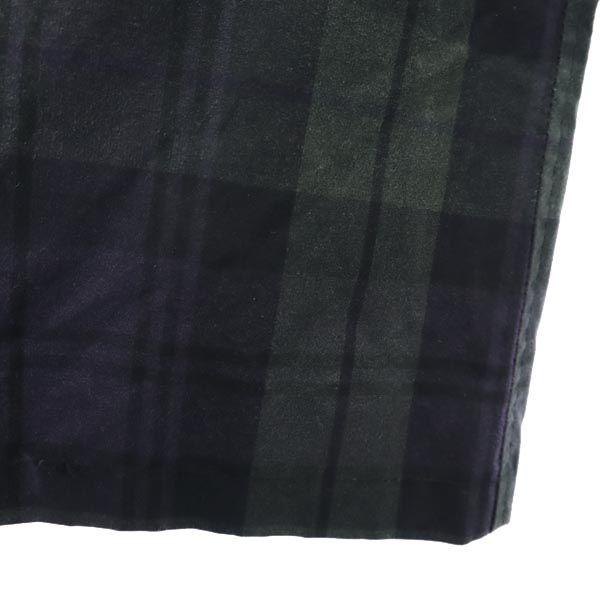 Kabát COMMONPEOPLE ze směsi vlny s kostkovaným vzorem S námořnická modř x zelená Pánský použitý