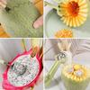 Stainless Steel Fruit Carving Knife Melon Baller Set 3-In-1 Watermelon Scoop Decorating Tool for Fruit Art Kitchen Tool for DIY Platters Desserts