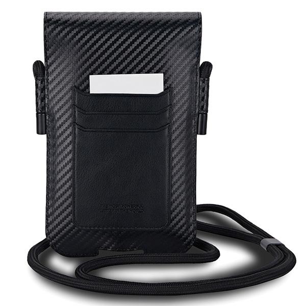 Torebka Bmw Bmpsp15Xmscakl Wallet Bag Czarny/Black Carbon Blue Stripes